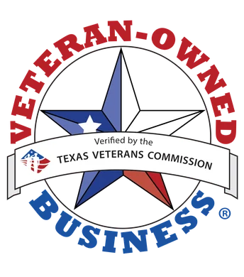 Verified Veteran-Owned Business by Texas Veterans Commission